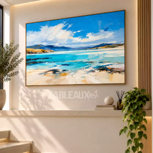 Infini D’azur : Tableau Paysage Contemporain