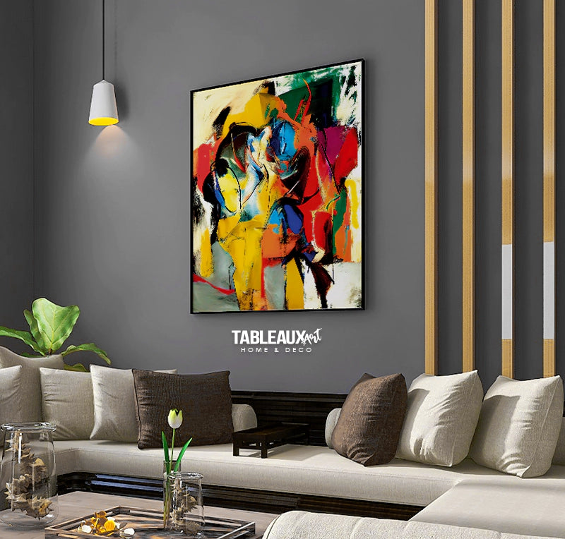 Abondance : Tableau Abstrait Maroc