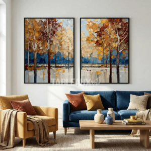 Automnal : Tableaux Contemporain