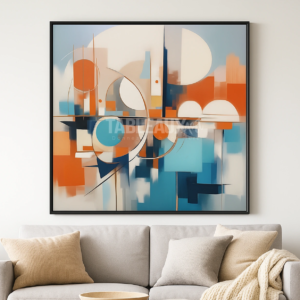 Forme : Tableau Carré Abstrait