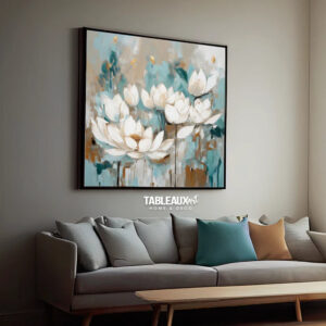 Lotus Pastel : Tableau Mural Nature