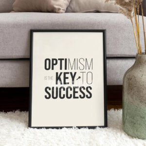 Optimism : Décoration Murale Inspirante Et Positive