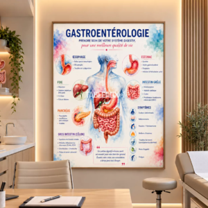 Gastroentérologie : Tableau Pour Cabinet Médical