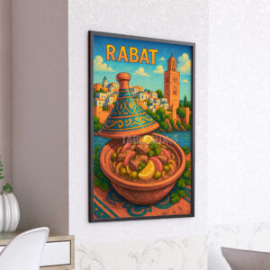 Rabat Tajine : Tableau Traditionnel Marocain