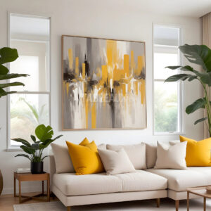 Résonance Intérieure : Tableau Moderne Mural
